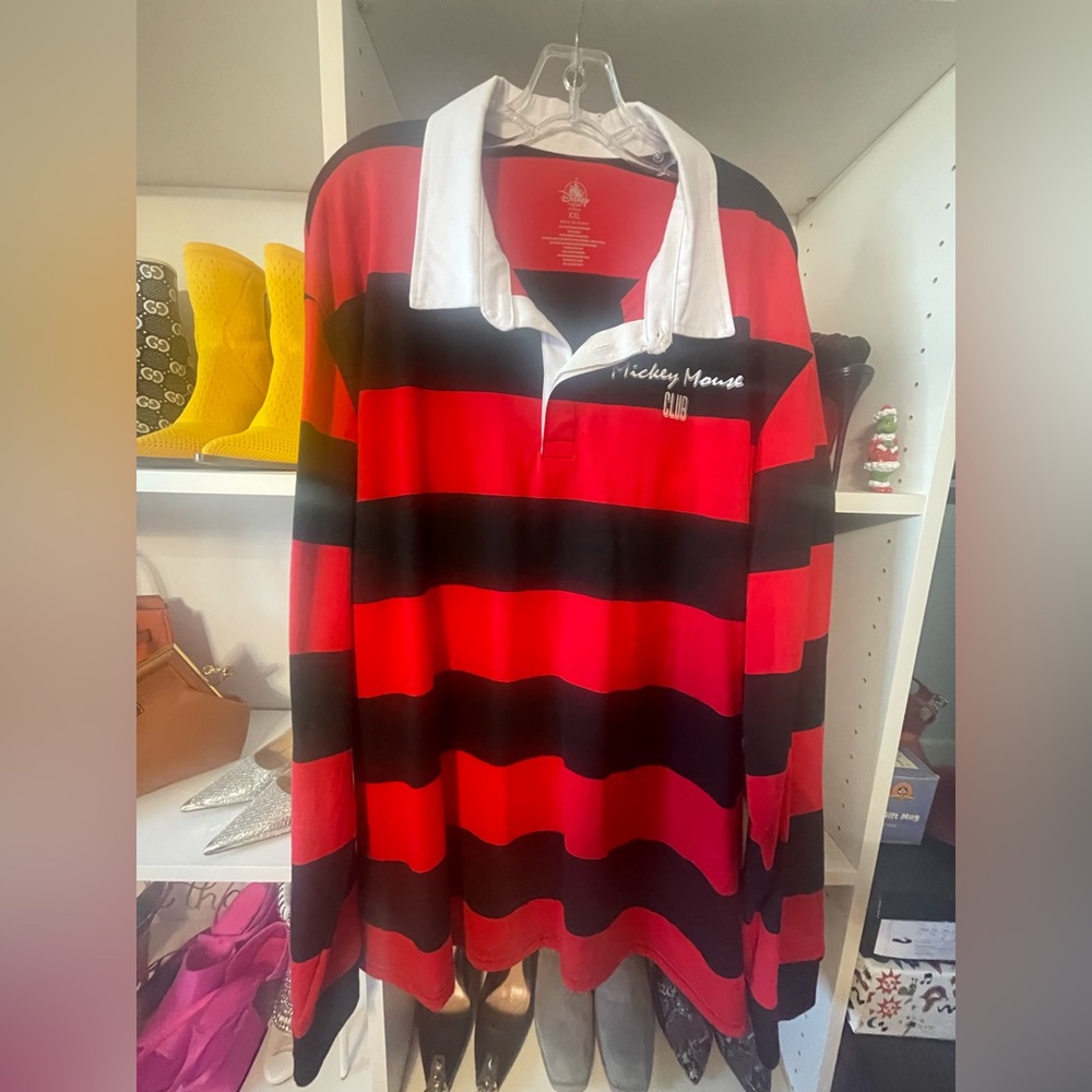 Disney Parks Red Apparel Label